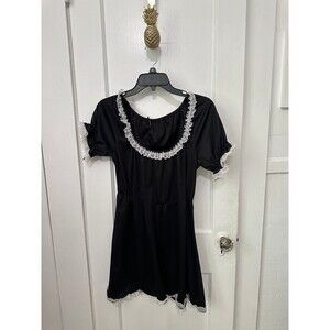 Rubie’s one size adult maid costume dress